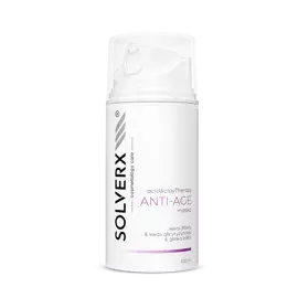 SOLVERX Acid & Clay Therapy - maska ANTI-AGE - kwas fitowy, kwas glicyryzynowy i glinka żółta - 100 ml