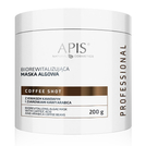 Apis Coffee Shot - Biorewitalizująca maska algowa z kwasem kawowym i ziarenkami kawy Arabica - 200 g